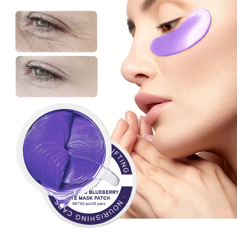 Anti Wrinkle Dark Circle Crystal Eye Mask Lightening Moisturizing Wrinkle Remover Brightening Korean Under Eye Patches