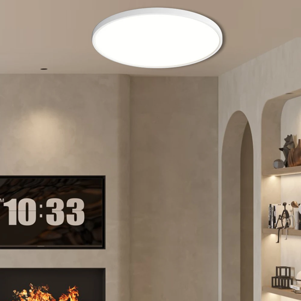 Modern Light Emitting Diode Ceiling Light 24W 22mm Decorative Living Room Surface 3CCT Ultra Slim LED Ceiling Lights