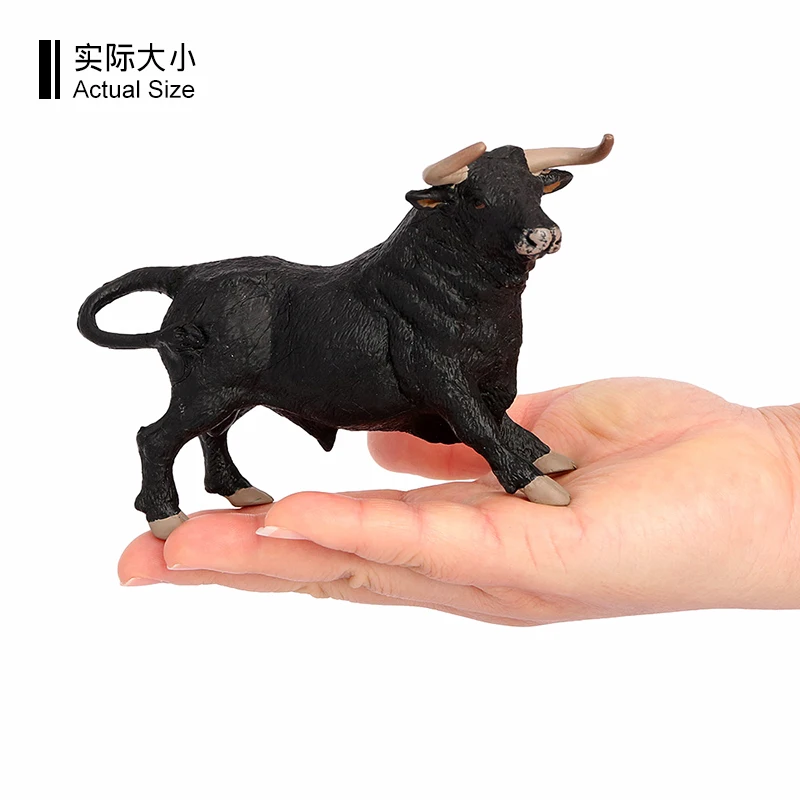 Wholesale Solid PVC Simulation Statue Model Farm Figurines Animal Cat Dog Goat Horse Cow Toys Figures