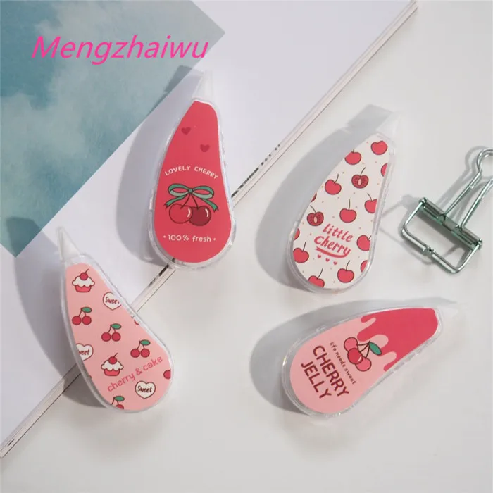 Корейские милые канцелярские товары без запаса корейские школьные принадлежности оптовая продажа с мультяшным принтом для студентов использования в стиле плюс коррекции белого цвета