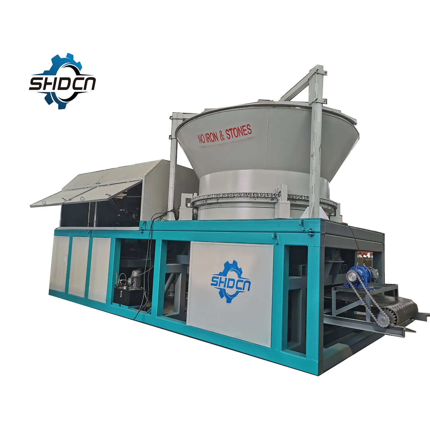 Shd Large Capacity and High Performance Veneer Crushing Hardwood Chip Wood Crusher