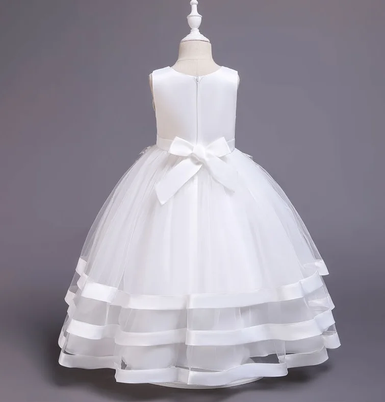 14 august dressIn Stock 13 Year Old Girls Dress Kids Birthday Party Frock Floral Long Ball Gown 3040