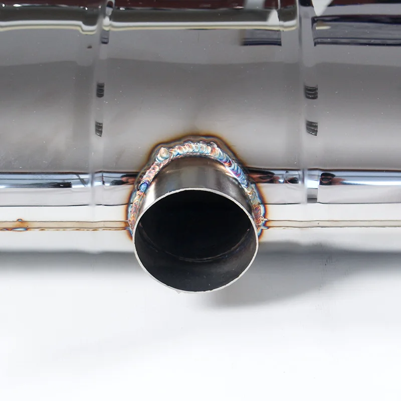 hot sale vacuum pump actuated two valves muffler for car exhaust system modify for racing loud sound