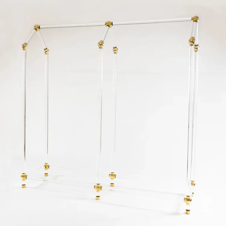 Acrylic Clothing Rack Free Standing Acrylic Clothing Racks Custom Lucite Acrylic Racks for Clothes