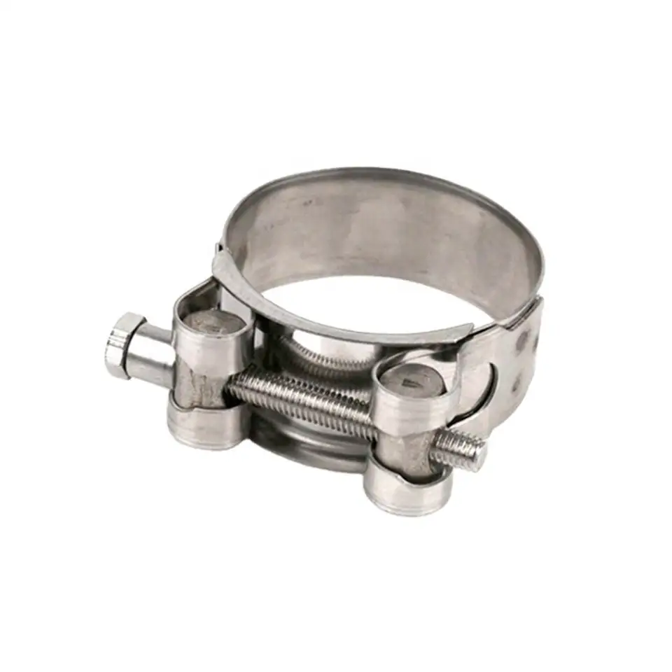 High Quality Adjustable Stainless Steel T Bolt Hose Clamp T-bolt Clamps For Hydraulic Silicone Hose