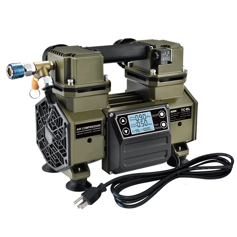 110V/220V Mini Air Compressor Portable 2 hp Tankless Air Compressor