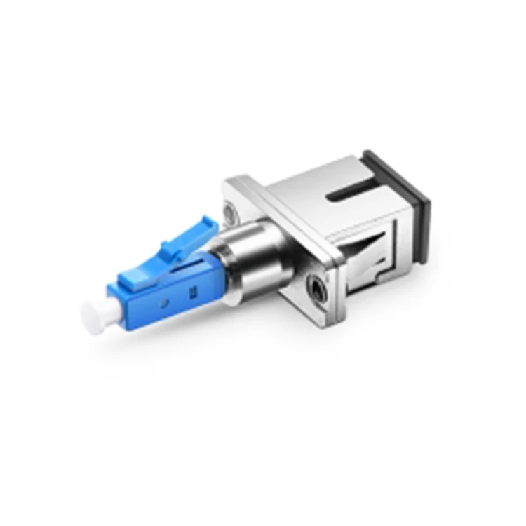 FTTH Hybrid SC Female to LC Male APC Simplex Metal Fiber Optic Adaptor /Adapter