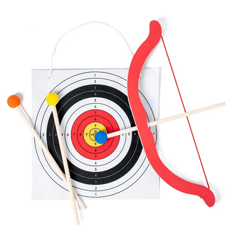 Classic Wooden Bow and Arrow toy for children archery shooting set  Outdoor Games for kids with good Gifts for Kids