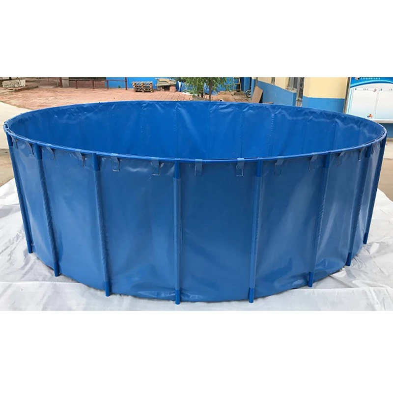 High Density Movable Aqua Fish Farming Pool Folding Tilapia Breeding Pond Ras Fish Tank With Best Price