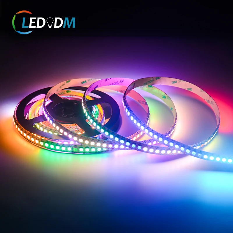 5 В индивидуальная Адресуемая Светодиодная лента rgb ws2812 sk6812 5050 30 60 72 96 144 светодиод на метр водонепроницаемая светодиодная magic