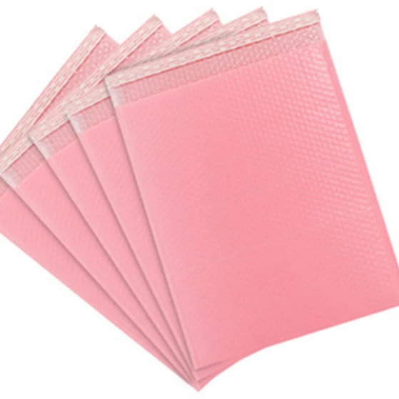 Factory Direct Sell  Express Cheap Wrap pink mail envelope bag bubble air Poly Bubble Mailer