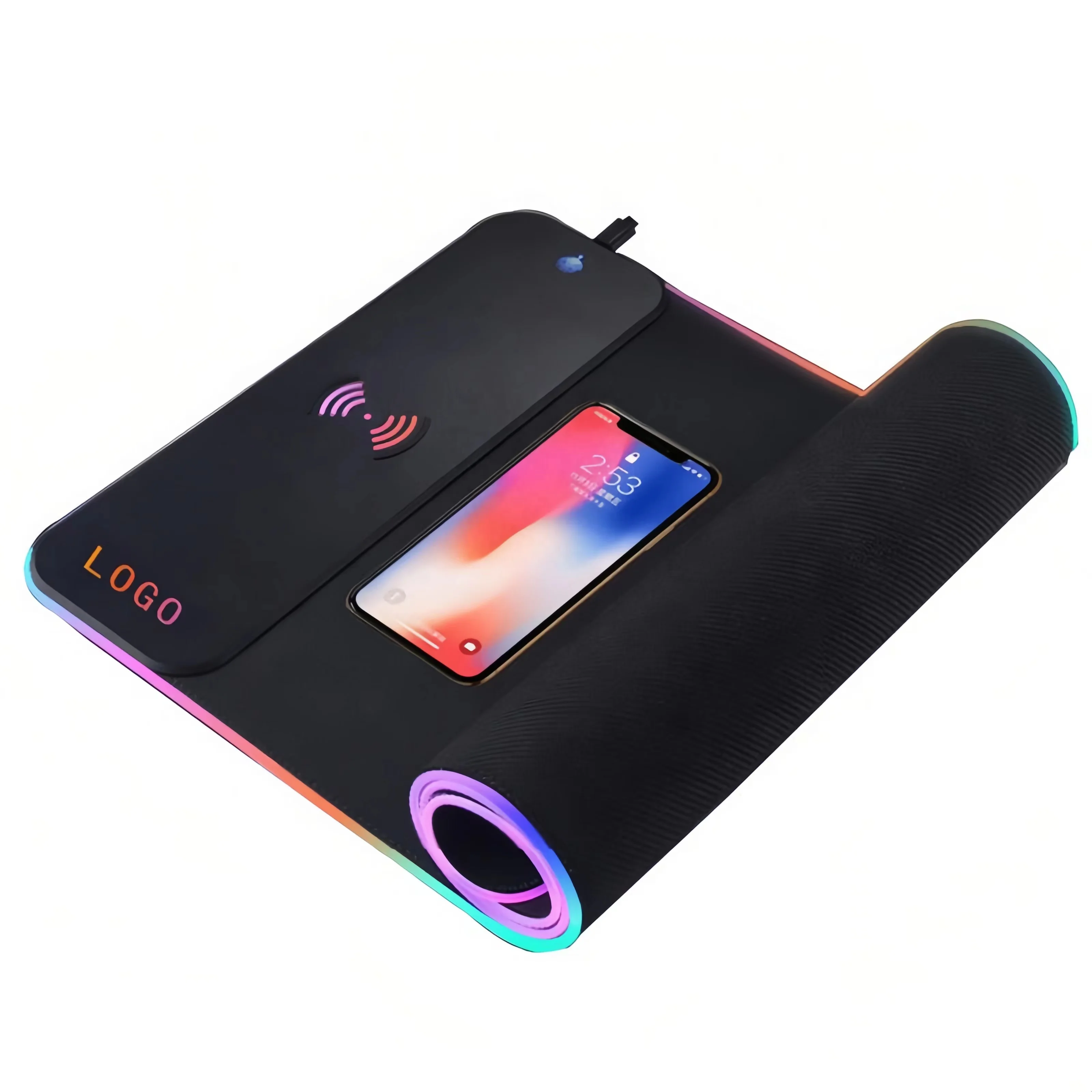 Large size Gaming Mouse Pad Laptop Computer LED RGB Soft Non-Slip Rubber Base Mouse Mat