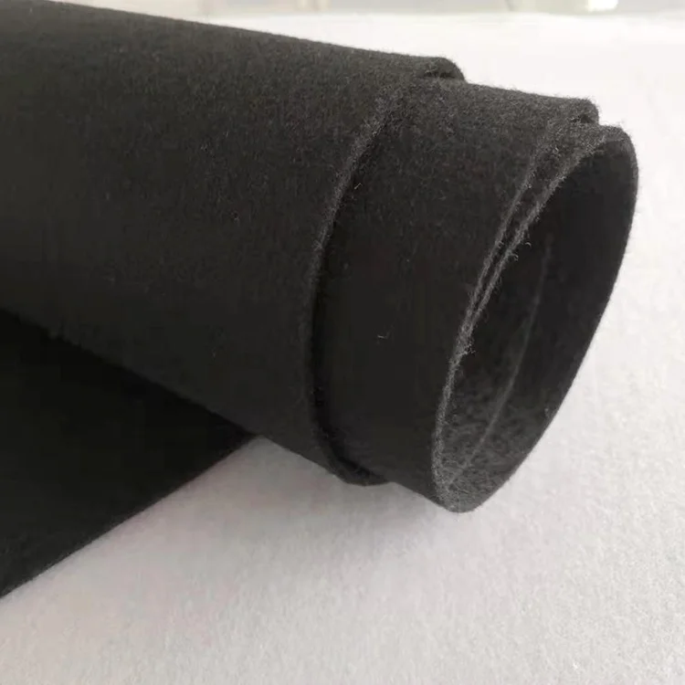 
1-2mm clothing embroidery polyester felt nonwoven fabric 