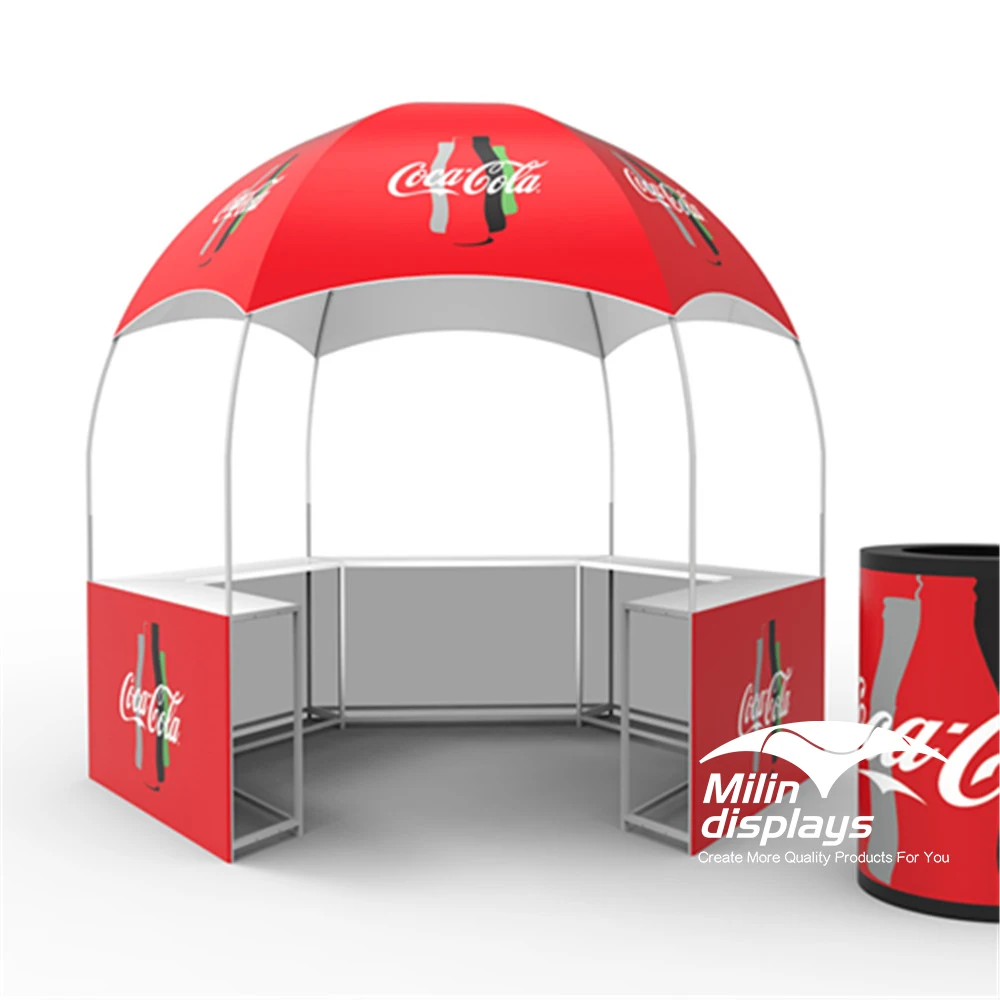 10ft Hexagonal Kiosk Dome Tent Trade Show Tent Outdoor Food Tents For Promotion Event