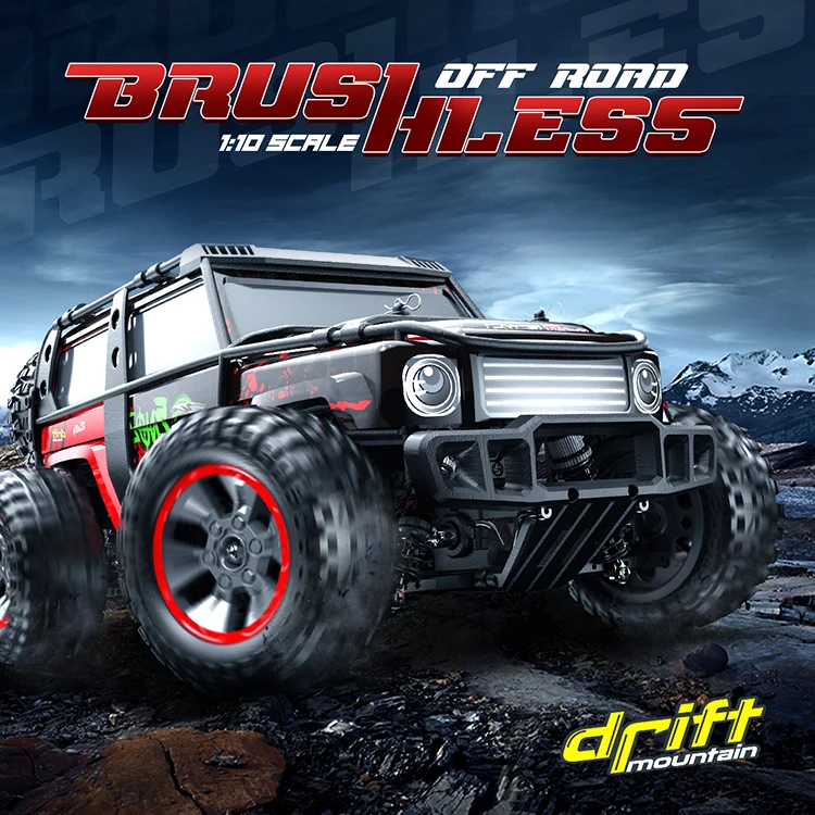 203E Waterproof 4x4 2.4Ghz 1:10 Off Road rc cars for adults with high speed 60km/h  Brushless rc car 1/10