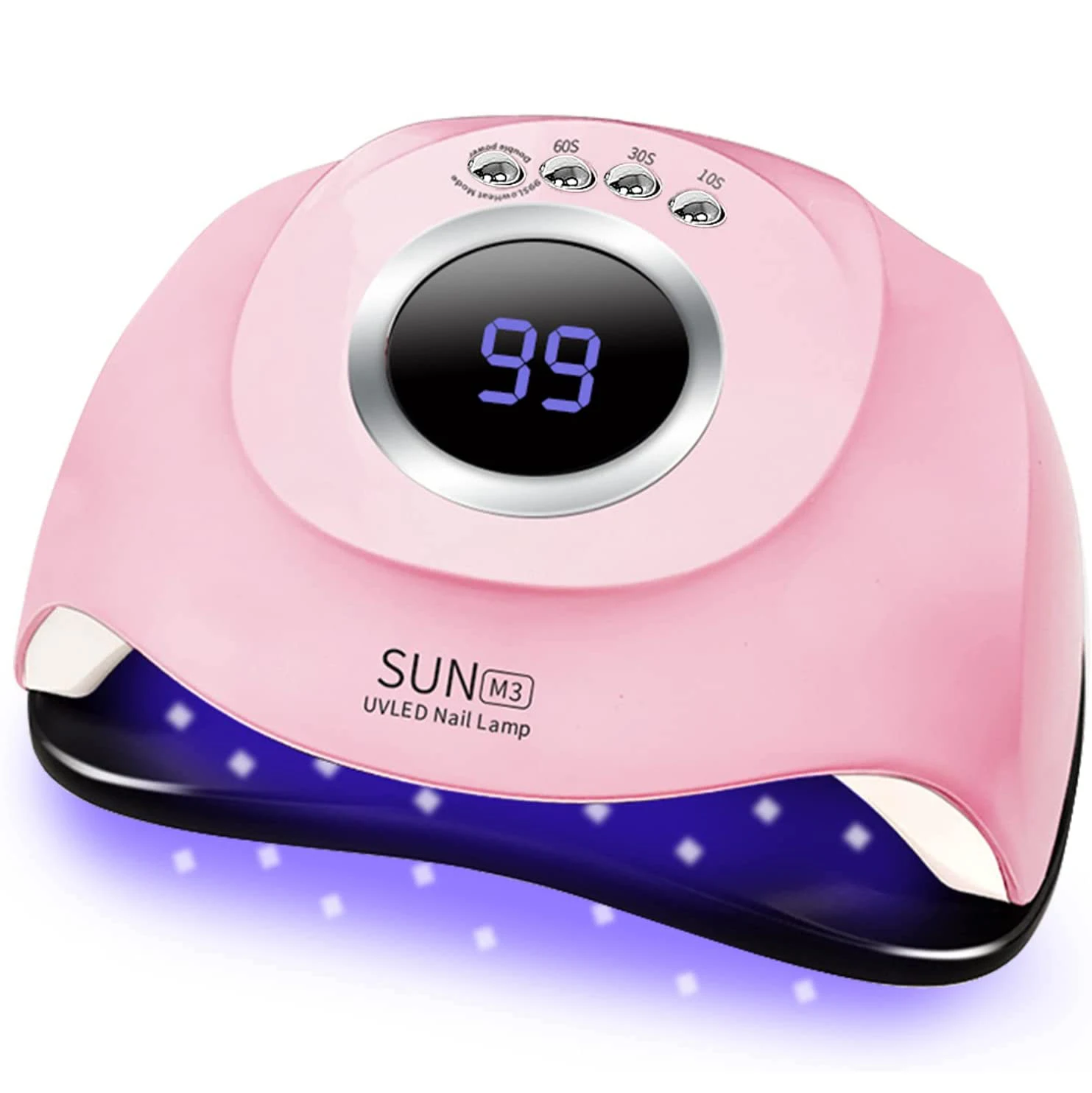 New Arrival PINK High Power Nail Dryer Removable Base UV LED Nail Lamp For Nail Gel