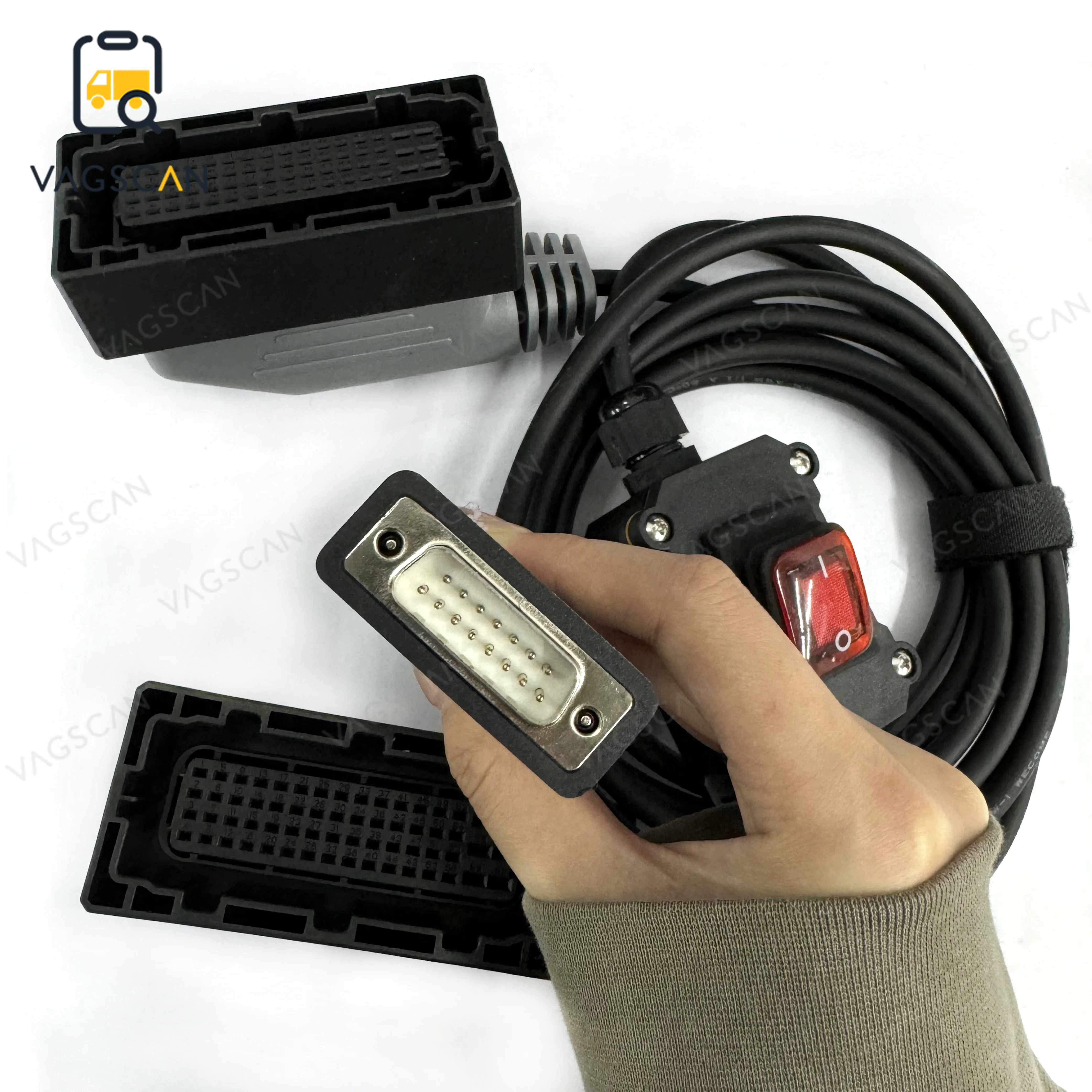 For Volvo Renault TRW EMS2.X Bench Cable Tools and KT200 II Full version Support Bench/OBD/BOOT/BDM/JTAG Multiple ECU Protocols