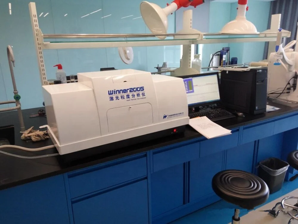 Winner2005 wet wide range laser particle size analyzer adopts fully automatic mode for cement particle size distribution