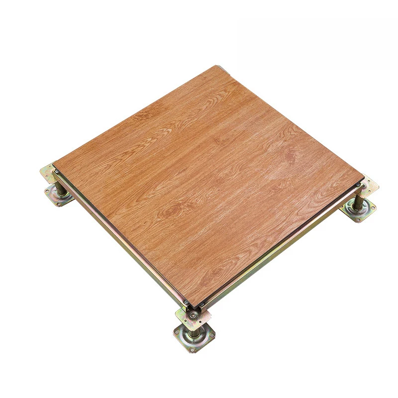 high pressure laminate raised flooring 600x600mm hpl anti static wood core raised access floor tiles
