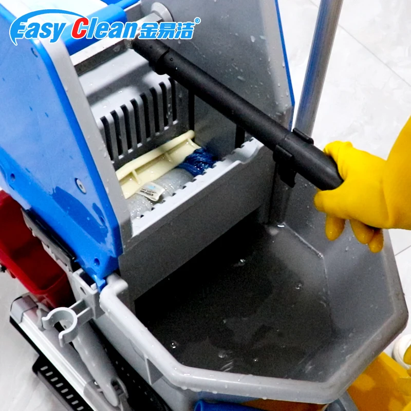 Изысканная прочная пластиковая тележка для чистки с ведром, Оптовая Продажа онлайн