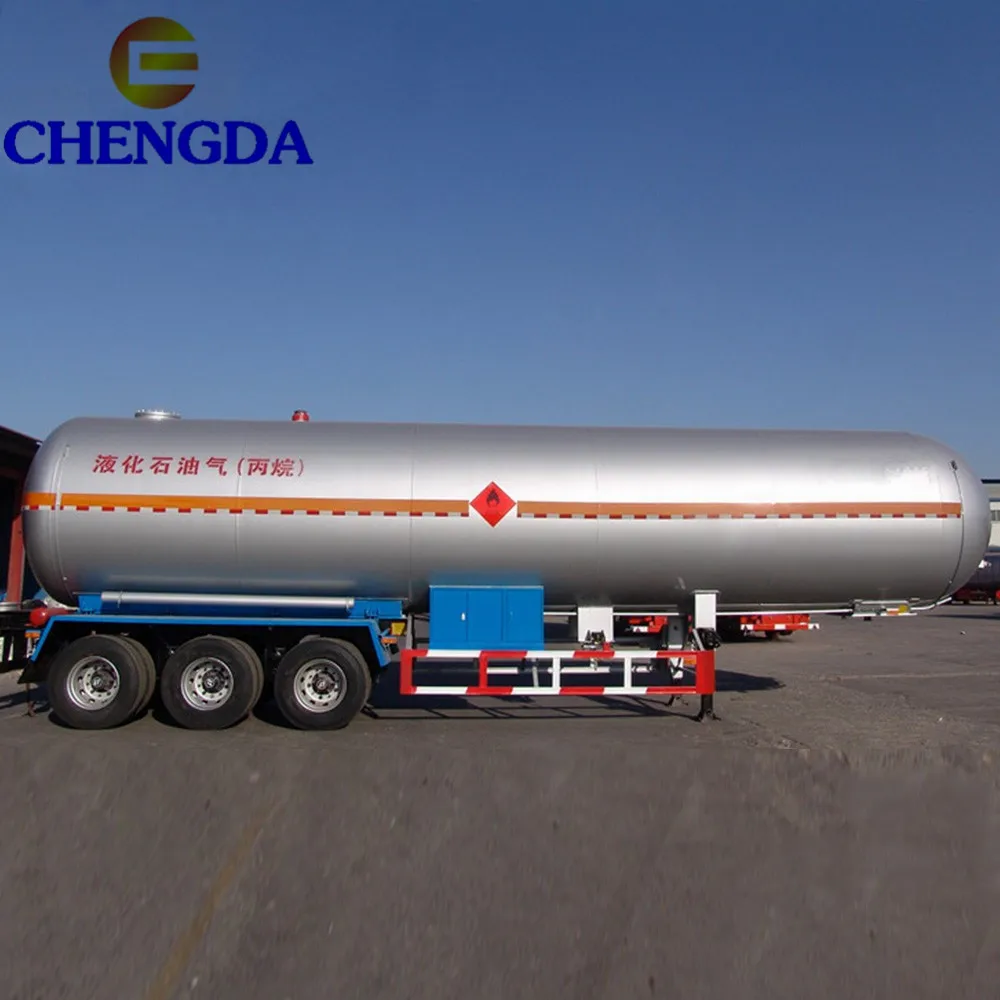 3 Axles 4 Axles Liquid Nitrogen Lpg Tank Tanker Truck and Semi Trailer Propane Transport Road Tanker