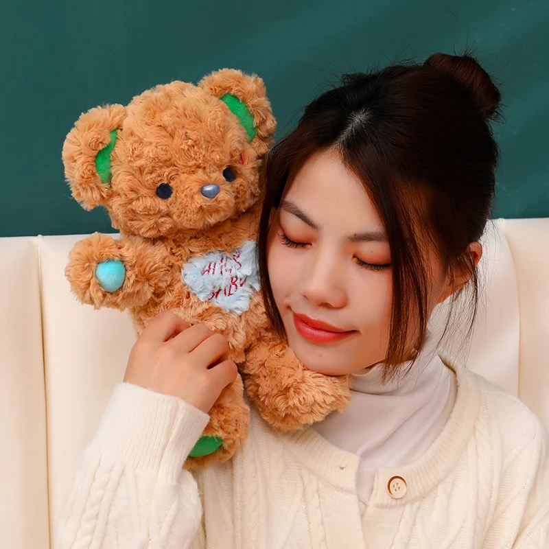 Cute Valentine Day Teddy Bear With Heart Soft Pillow Bear Rabbit Plush Toy Doll