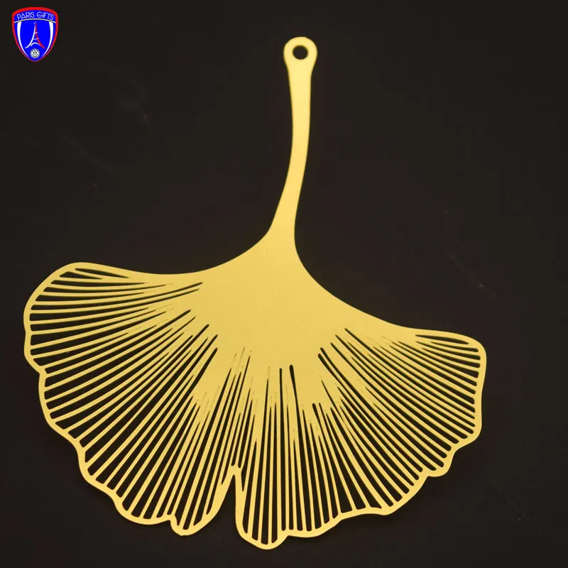 Blank Sublimation Promotional Maple Leaf Bookmark  Vintage Leaf Bookmark Journal Enamel Metal Book Marks Custom Design