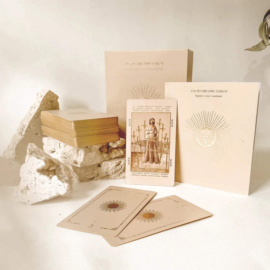 Professional Printing Supplier Fully Customise Musical Yoga Inspirational Magic Card Deck Tarot Print