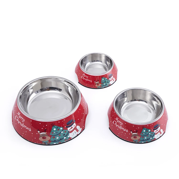 New Design Wholesale Dog Single  Bowl Stainless Steel Pet Bowls Food Feeder