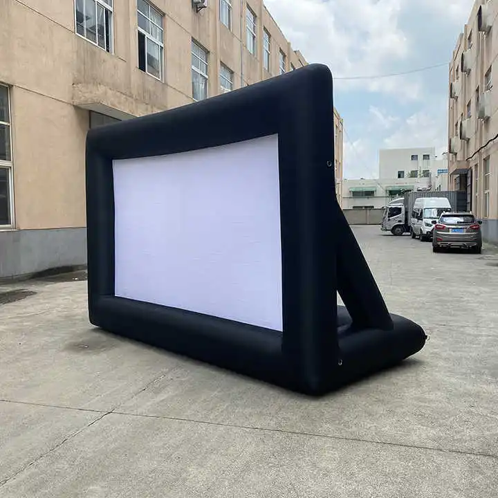 14ft 16ft 20ft 24ft Inflatable Projector Screen Outdoor Inflatable Movie Screen Cinema Outdoor for Backyard Party