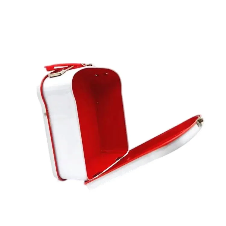 Sandwich shape tin lunch box