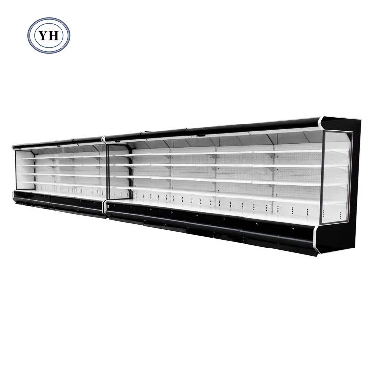 custom supermarket refrigerator display cooler showcase cabinet display  refrigerator open chiller