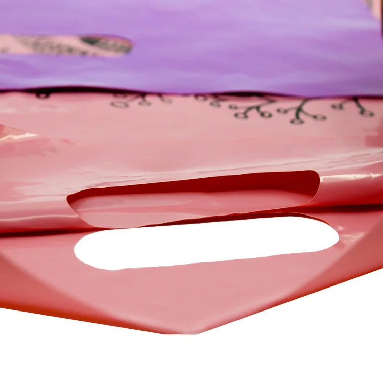 Custom printed eco friendly polythene oxo biodegradable hdpe ldpe plastic carry shopping bags