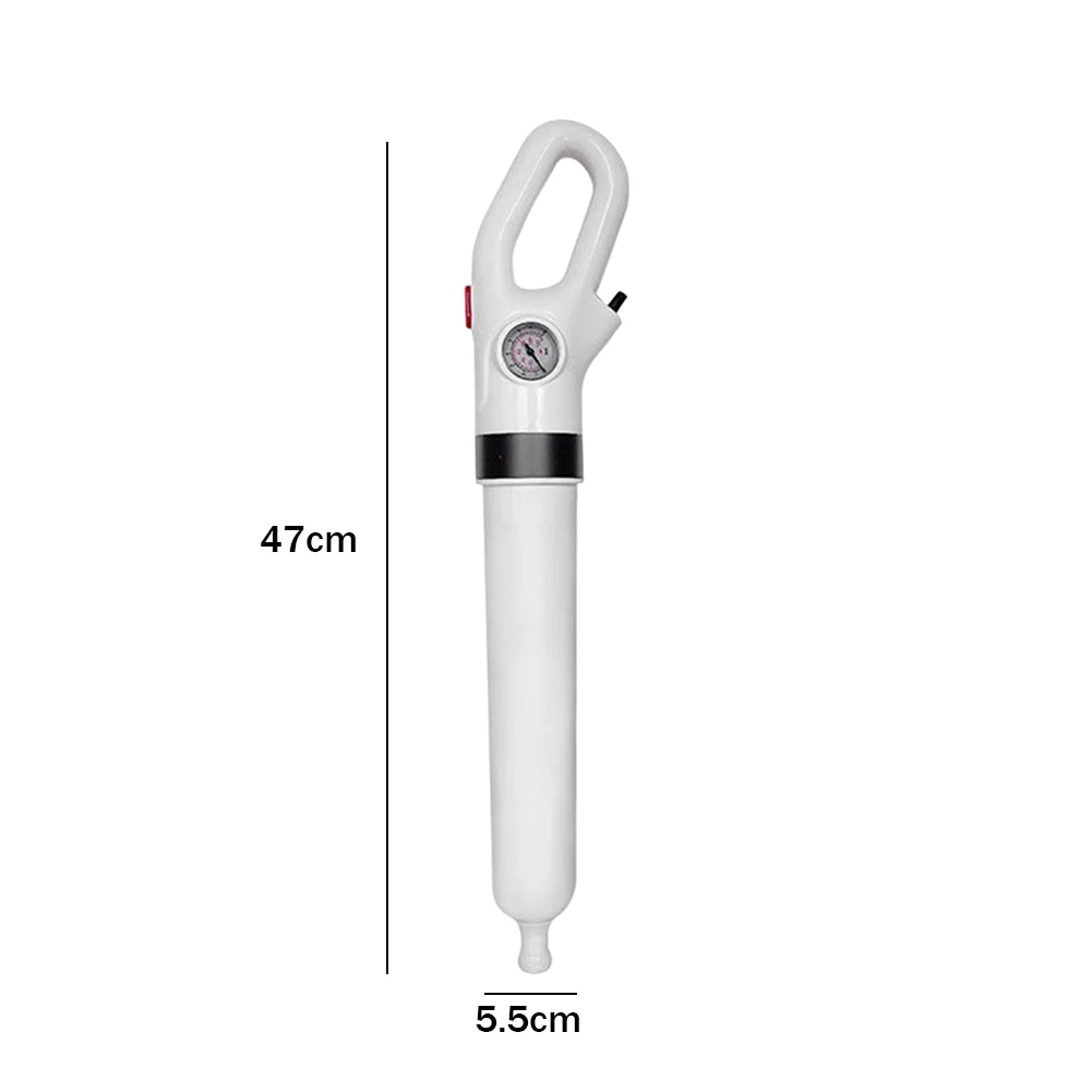 Useful toilet pressure washer cleaning tool air pump drain blaster pipe dredge