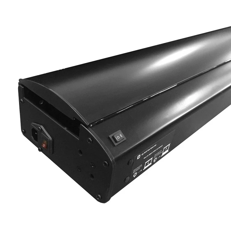 XJK 72-150inch floor rising screen long throw projector ALR grey fabric 4K cinema motorized tab tension screen