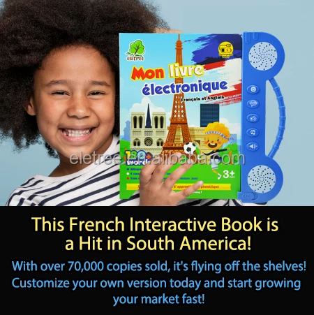 China Kids Education Play Phoenic Didactic E-Book Paper E Book Bilingue Electronic Book For African Child