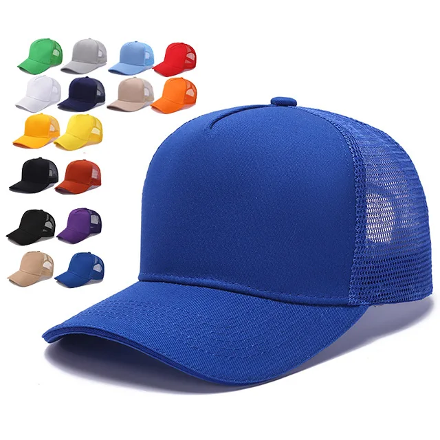 2023 Wholesale Polyester Foam Front 5 Panel High Crown Mesh Back Trucker Hat