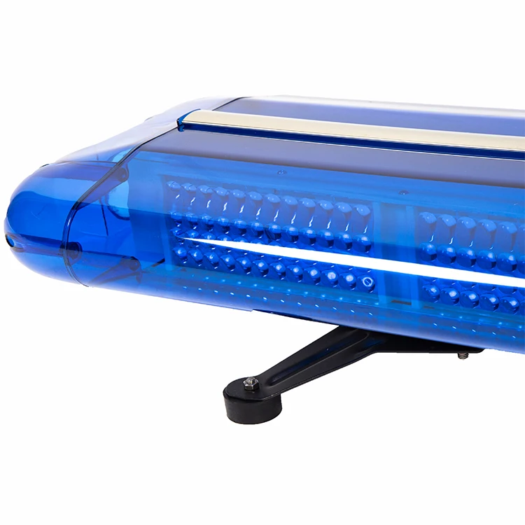 DC12V 120watts revolving smd led police light bar red blue lightbar with alarm speaker