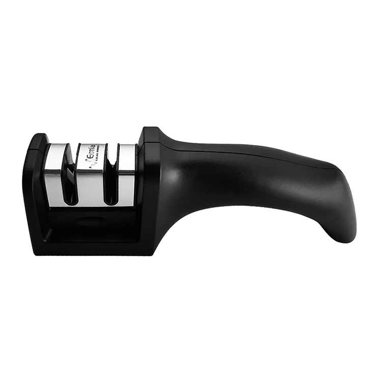 2021 Wholesale Professional Mini Manual Tungsten Steel 2 Stage kitchen Handheld knife sharpener