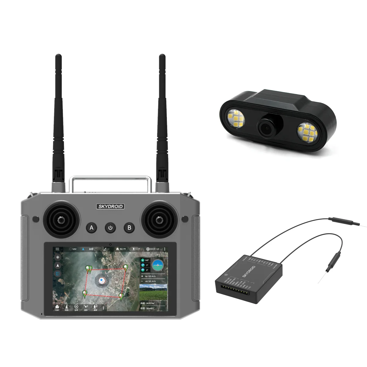 Skydroid H12 пульт дистанционного управления 2 4 ГГц 1080P цифровой видео передатчик и приемник данных сельскохозяйственный
