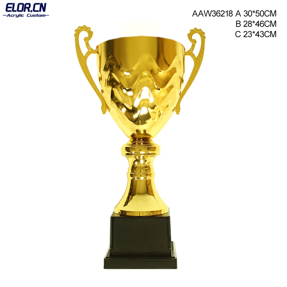 ELOR Manufactures Best Price High Quality European Cup Metal Trophy Luxury Award Champions League Trophy