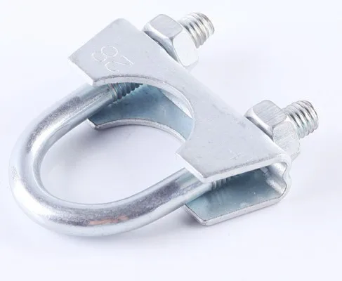 
spring steel u bolt shape cable clip with m8 screw 