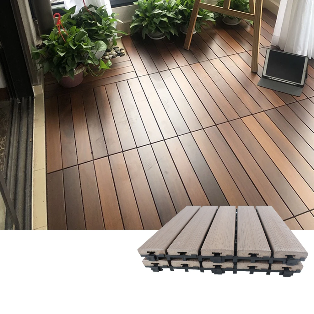 WPC composite outdoor decking  terrace flooring Outdoor floor