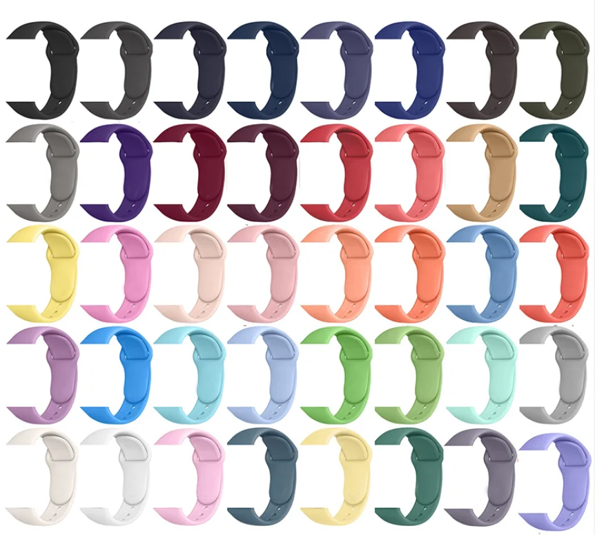  Ремешок силиконовый для Apple Watch Band спортивный Роскошный дизайнерский браслет