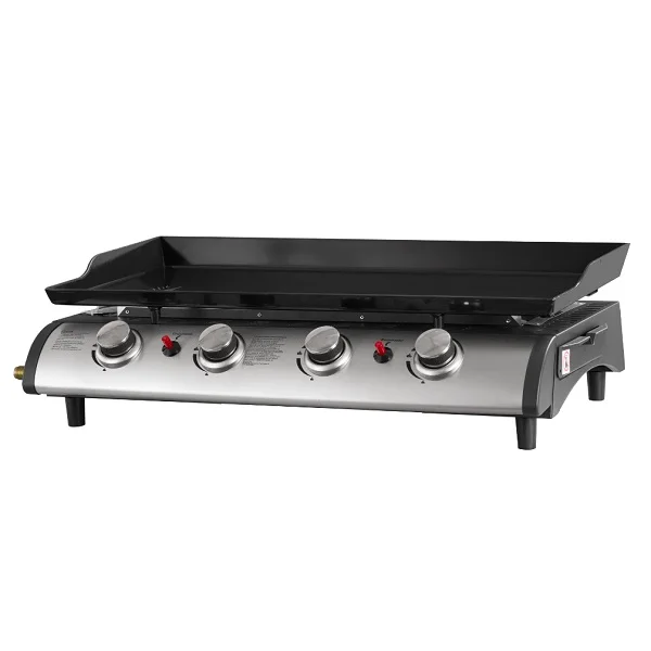 plancha gas bbq grill with 3 burners ,mini barbecue gaz portable