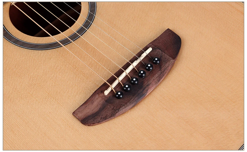 Wholesale small  34 inch baby size steel string acoustic guitar made in China