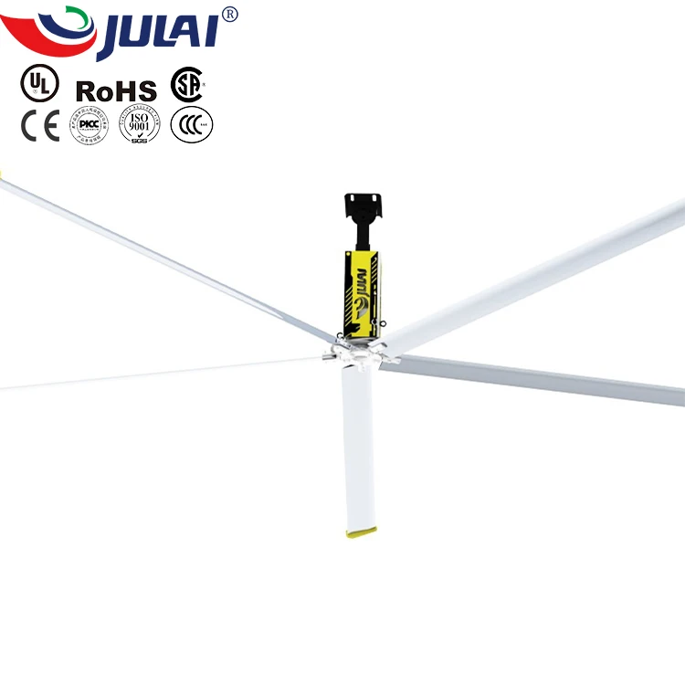 JULAI RTS 18FT 5.5 diameter big hvls industrial ceiling fan for commercial