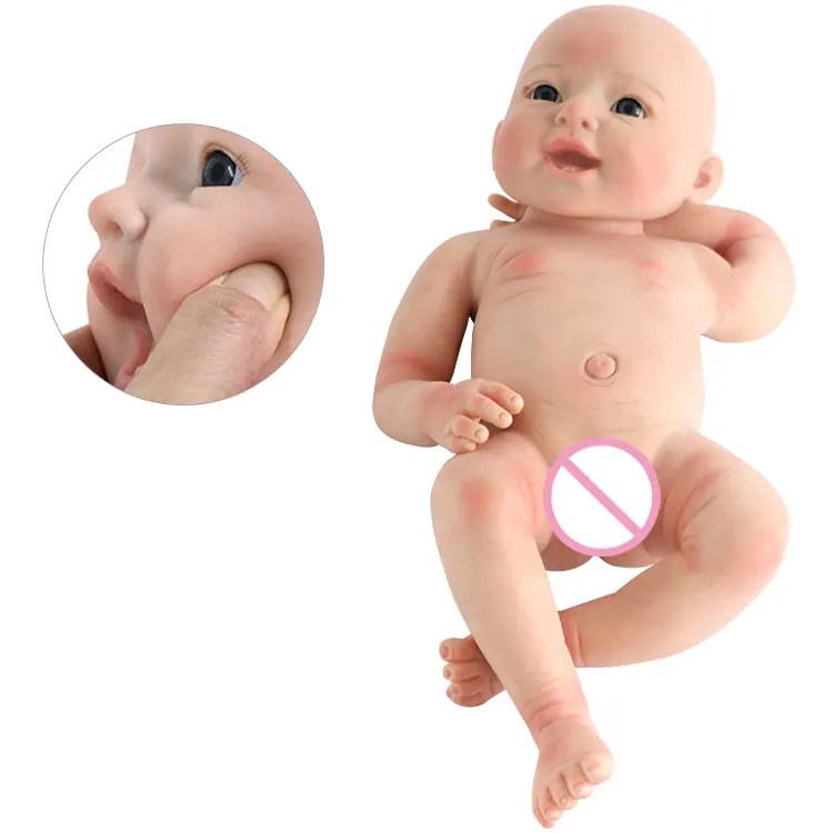 Reborn Baby Dolls 18inch Realistic Handmade Babies Dolls Girls Lifelike Silicone Kids Safe Gifts