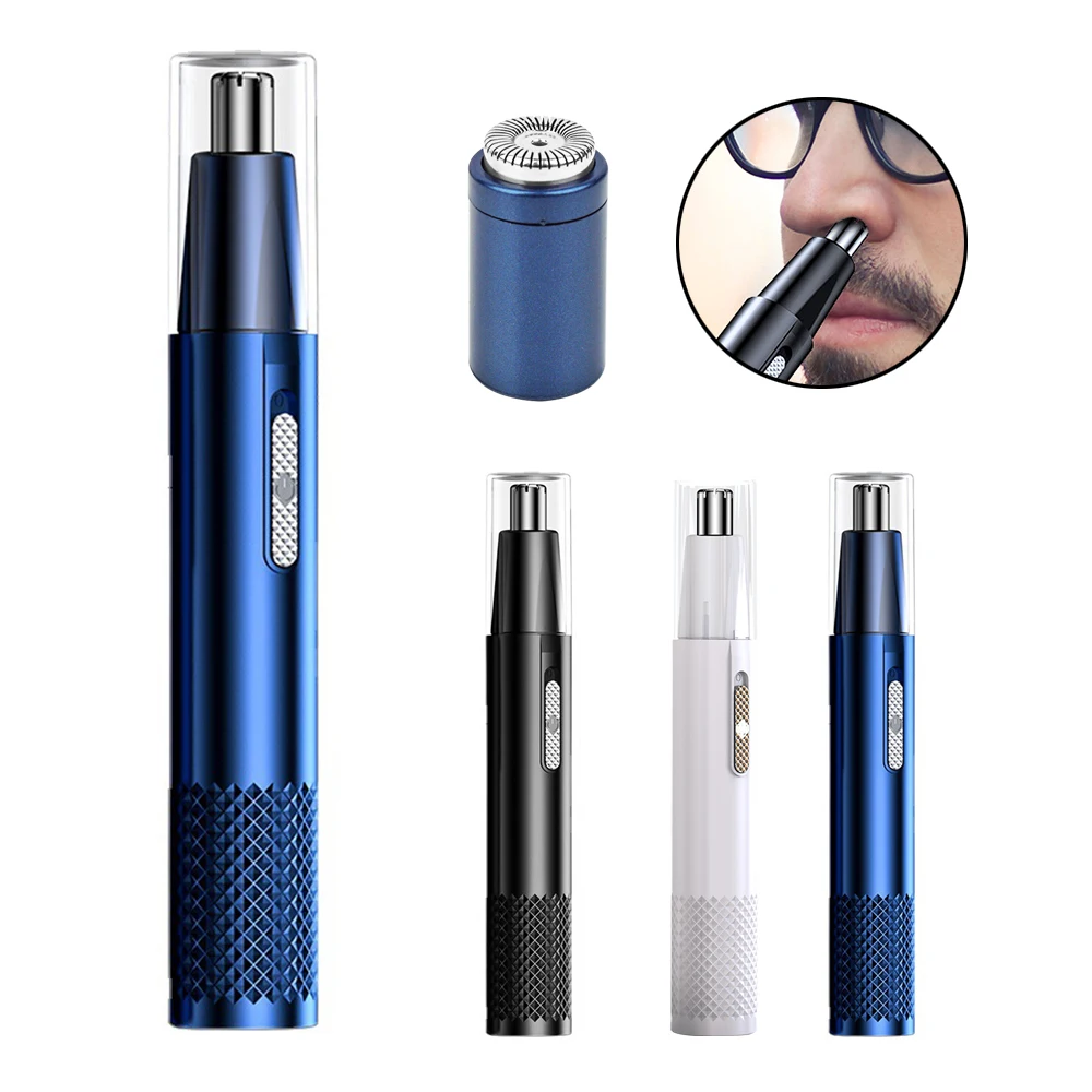 Electric Nose Hair Trimmer Ear Face Clean Trimmer Razor Removal Shaving Nose Face Care Kit Nose Trimmer for Men