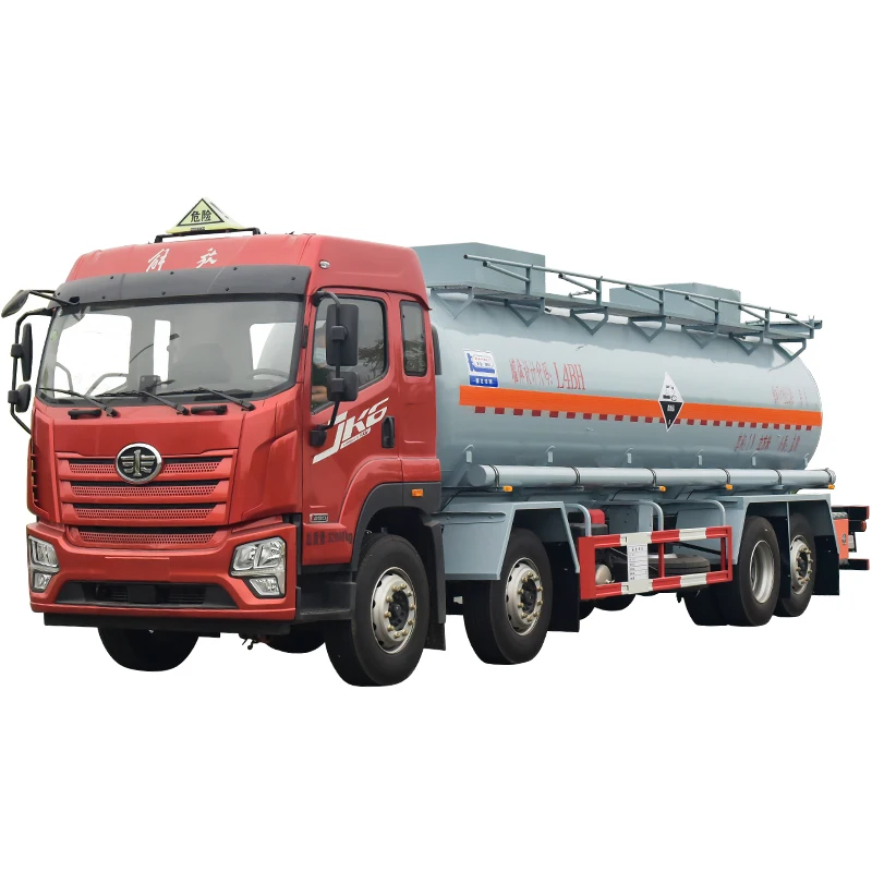 FAW JK6 31%-35% chemical tanker Hydrochloric acid transporting truck for sale